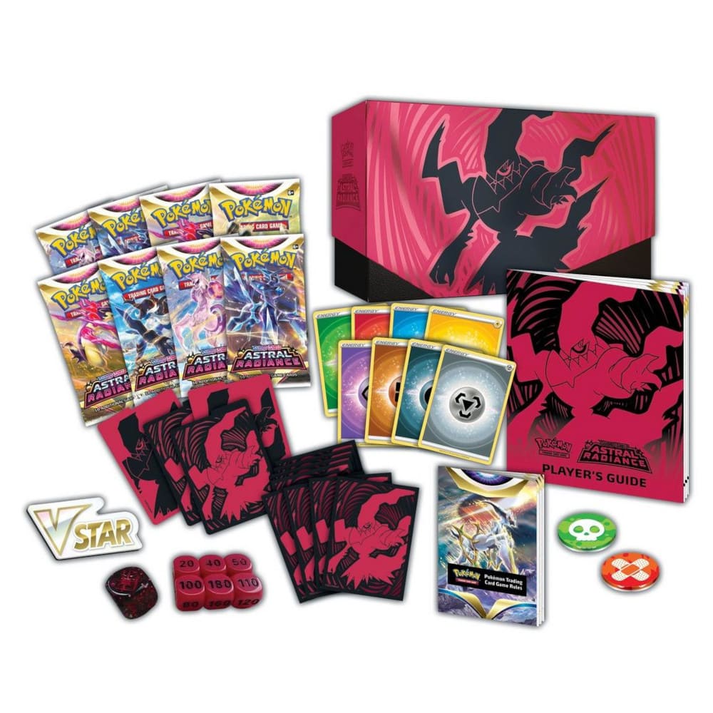 God of Cards: Pokemon Astral Radiance Elite Trainer Box Inhalt Produktbild