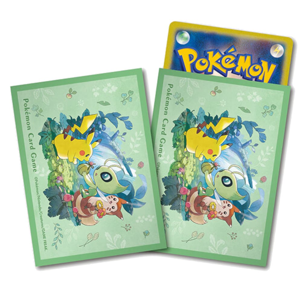 God of Cards: Pokemon Center Sleeves Forest Gift 64 Stück Produktbild