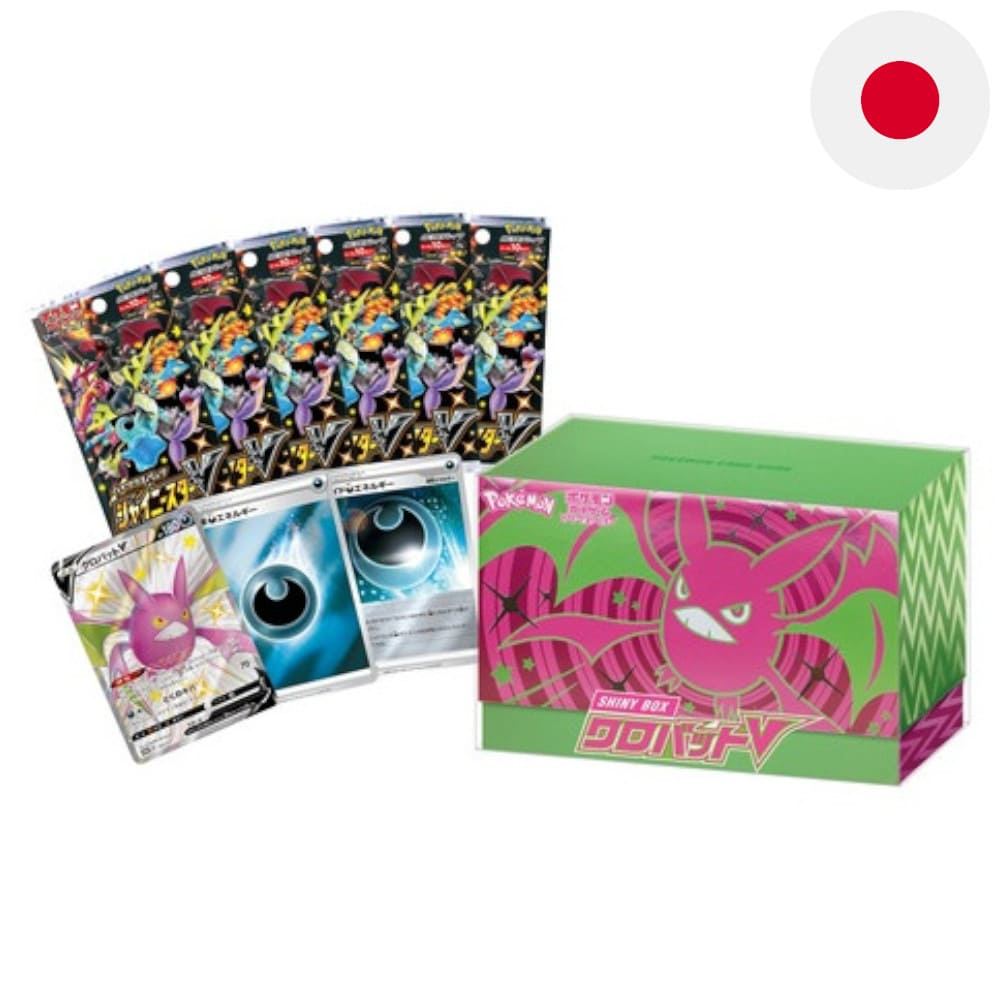 God of Cards: Pokemon Crobat V Shiny Box Japanisch Produktbild