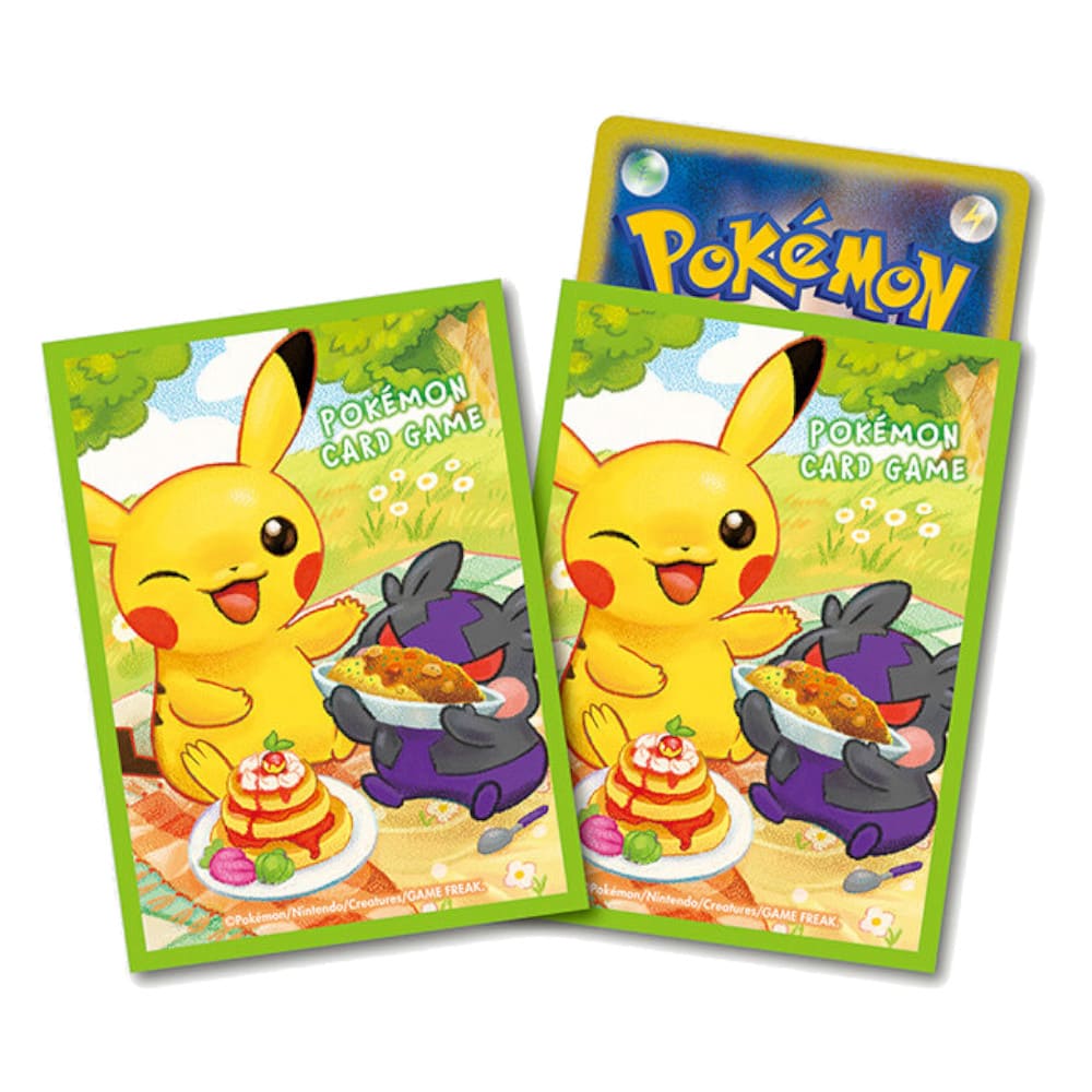 God of Cards: Pokemon Japan Sleeves Pikachu & Morpeko 64 Stück Produktbild
