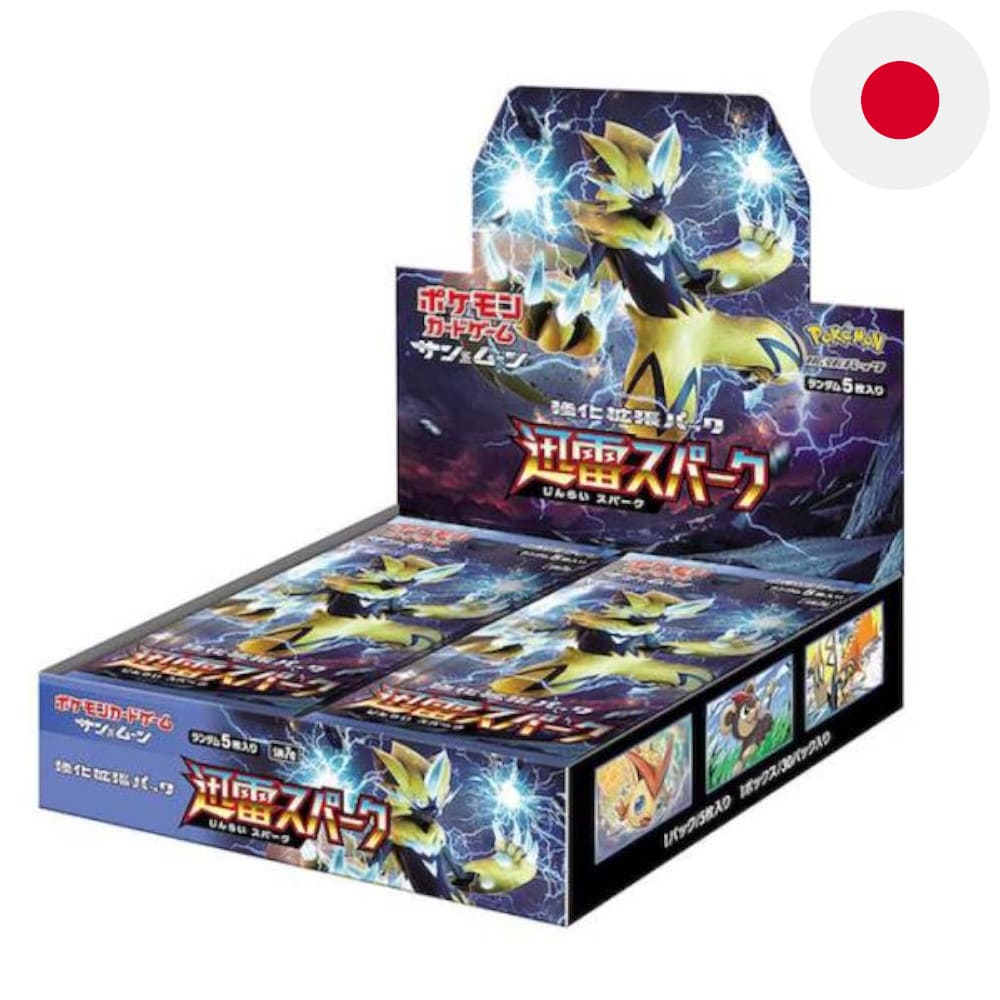 God of Cards: Pokemon Jinrai Spark Display Japanisch Produktbild