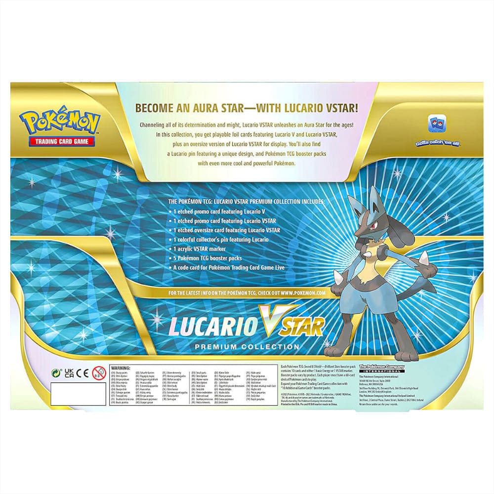 Pokemon <br> Premium Collection <br> Lucario VSTAR - God Of Cards