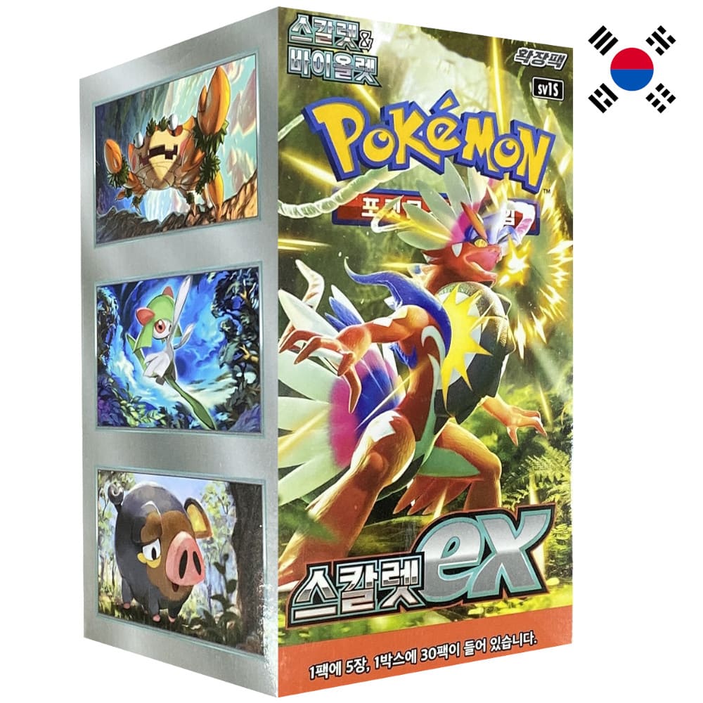 Pokemon God of Cards: Scarlet EX Display Koreanisch Produktbild