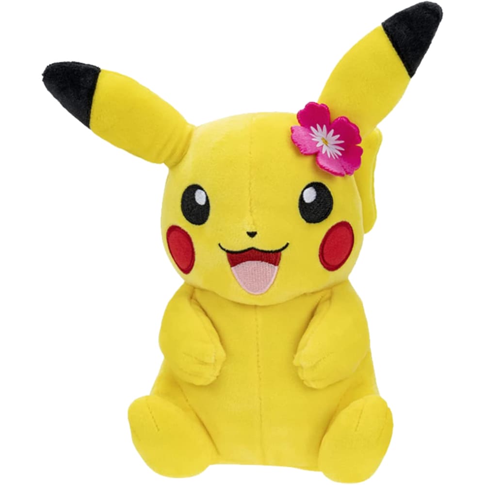 God of Cards: Pokemon Stofftier Pikachu With Red Flower In Ear Accy Produktbild