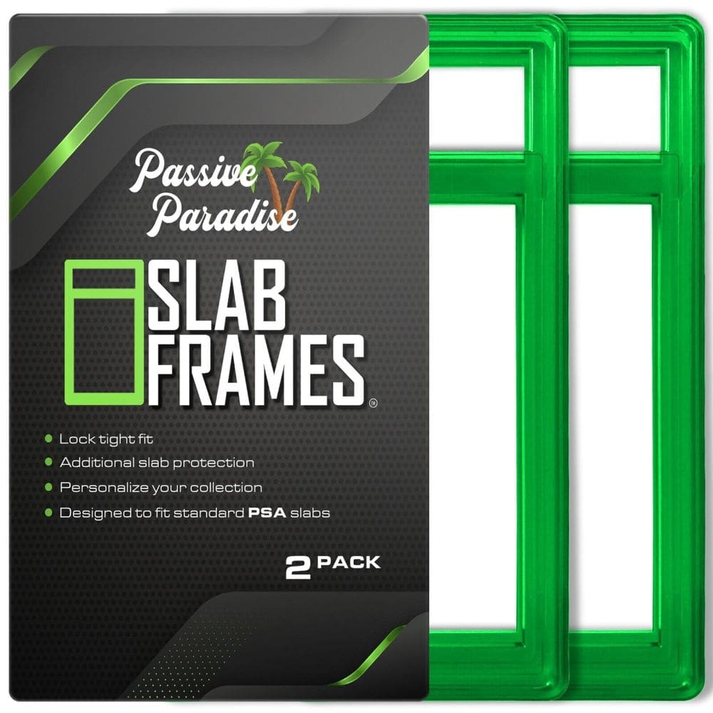 God of Cards: Slab Frames PSA 2-Pack Multicolor Green Produktbild