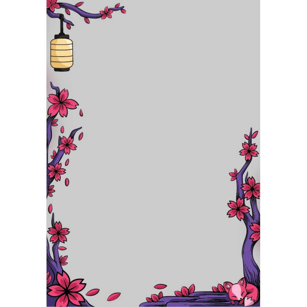 God of Cards: Sleevesamurai Border Sleeves Kitsune Produktbild