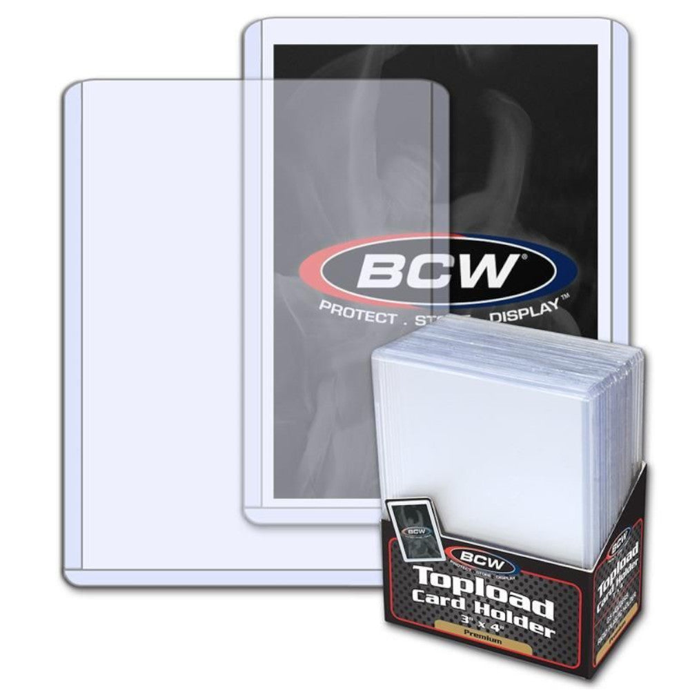 BCW <br> Toploader 3 x 4" <br> 25 Stück Multicolor - God Of Cards