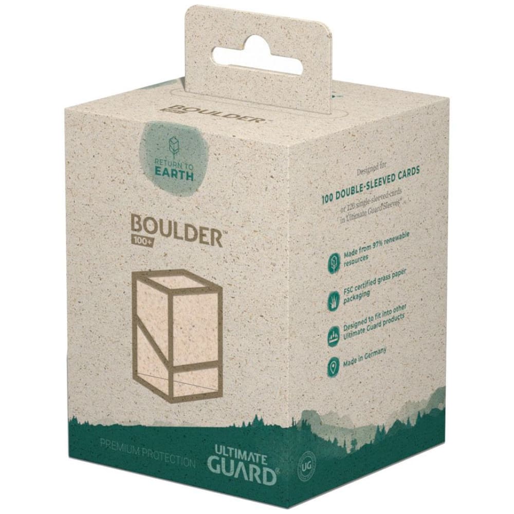 God of Cards: Ultimate Guard Boulder Deck Box Return to Earth 100+ Natural Produktbild