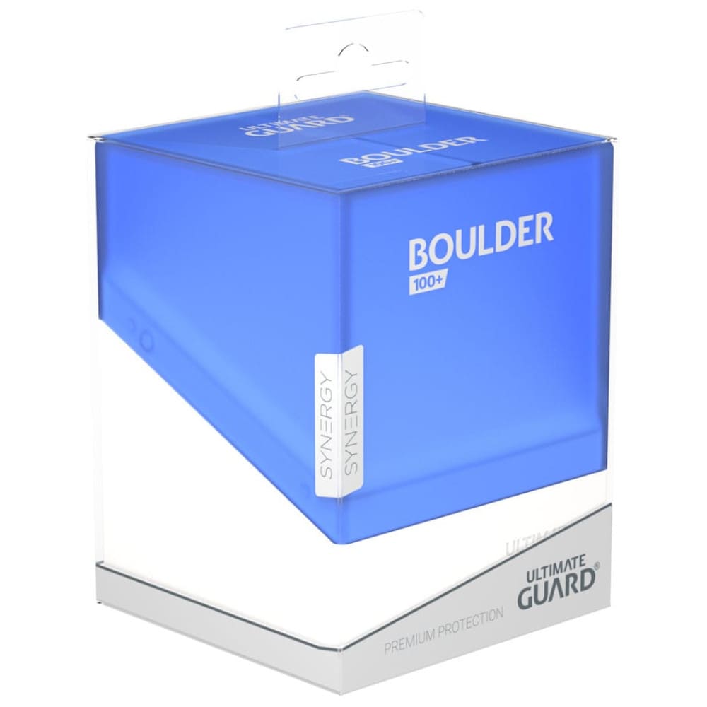 God of Cards: Ultimate Guard Boulder Deck Box Synergy 100+ Blau / Weiß Produktbild