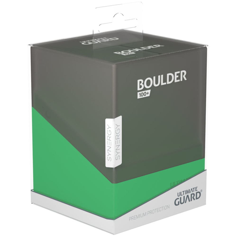 God of Cards: Ultimate Guard Boulder Deck Box Synergy 100+ Schwarz / Grün Produktbild