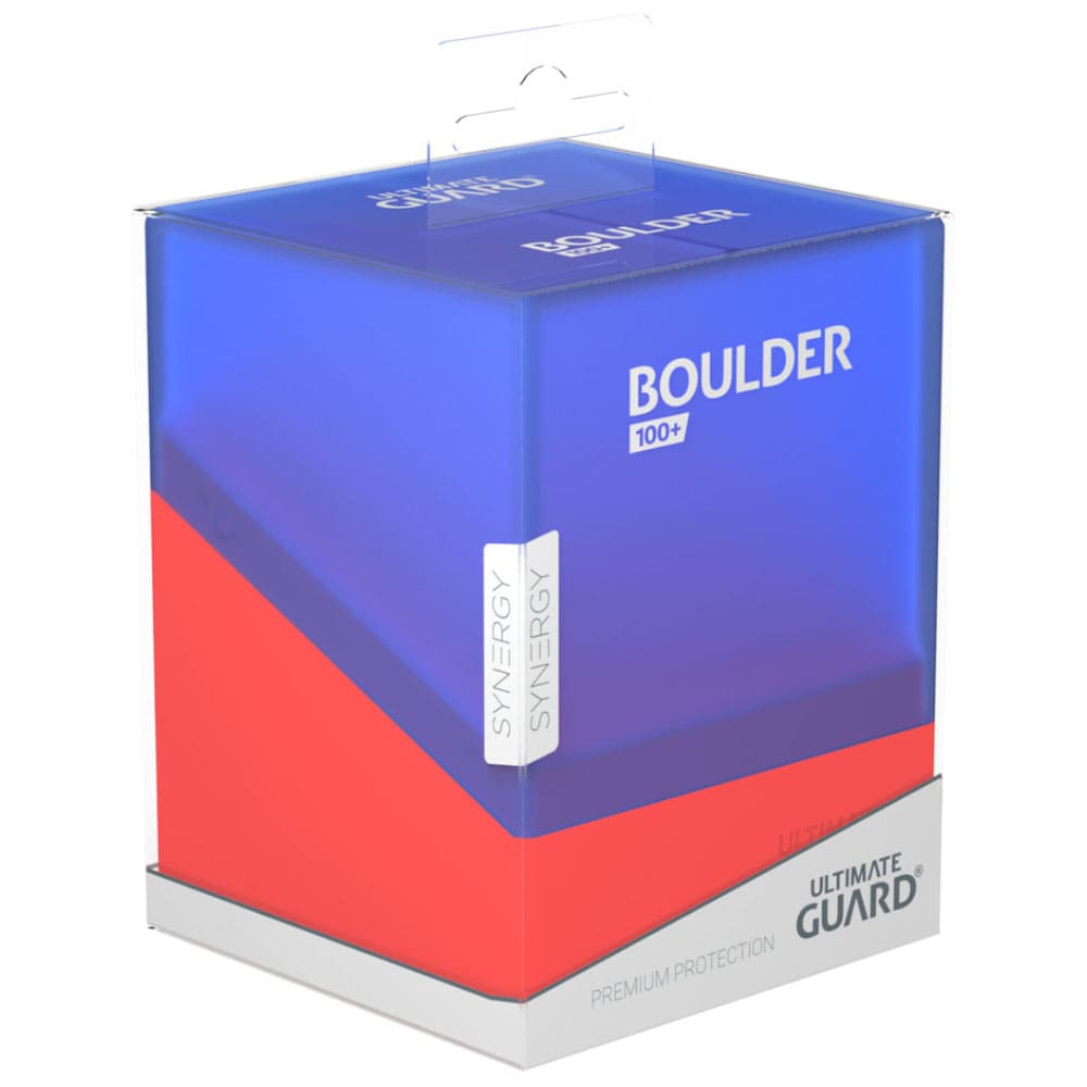 God of Cards: Ultimate Guard Boulder Deck Box Synergy 100+ Rot / Blau Produktbild