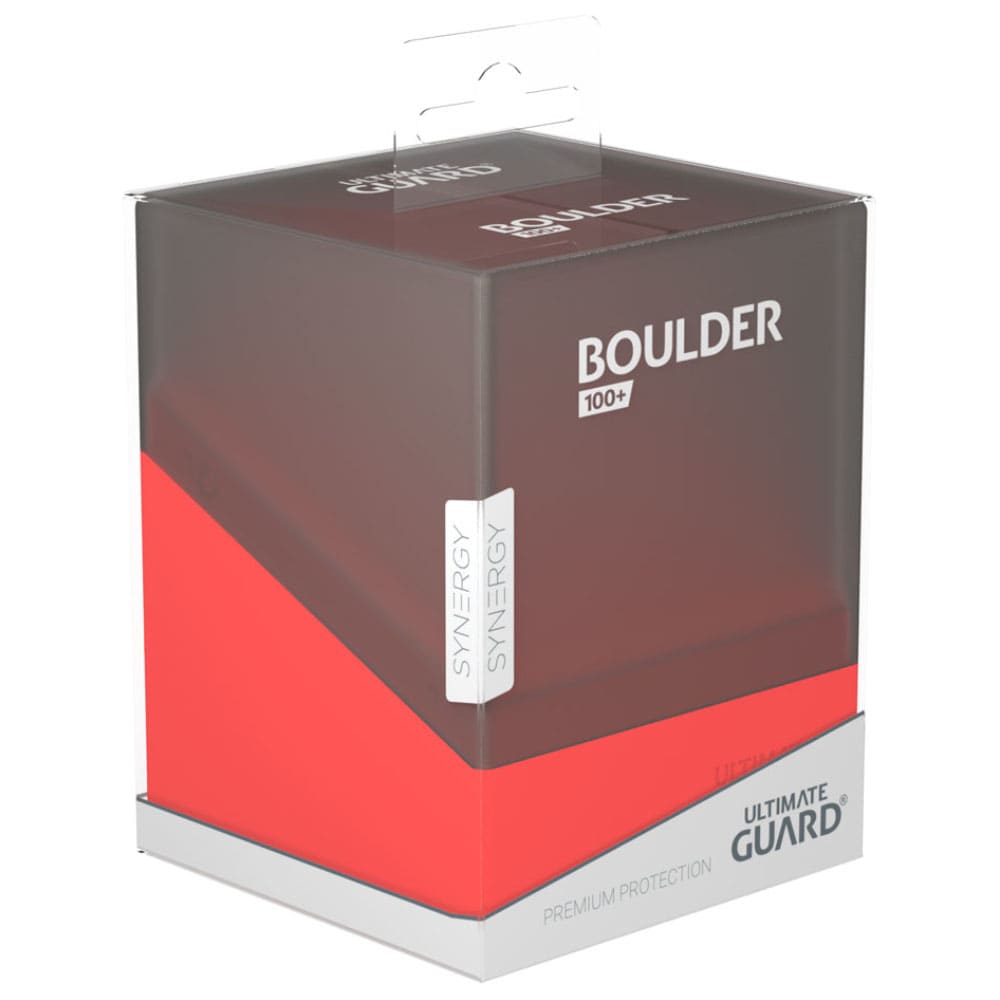 God of Cards: Ultimate Guard Boulder Deck Box Synergy 100+ Schwarz / Rot Produktbild