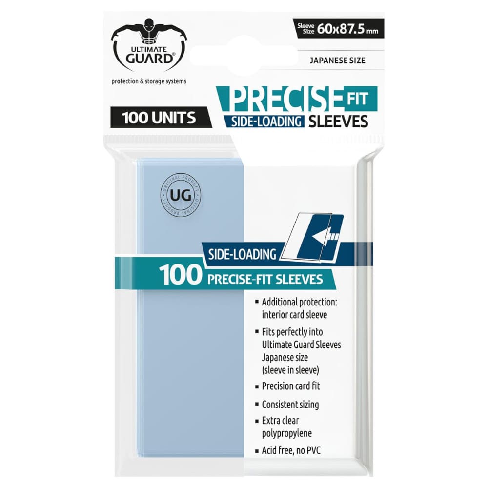 Ultimate Guard Japanese Size Precise Fit Side Loading Sleeves 100