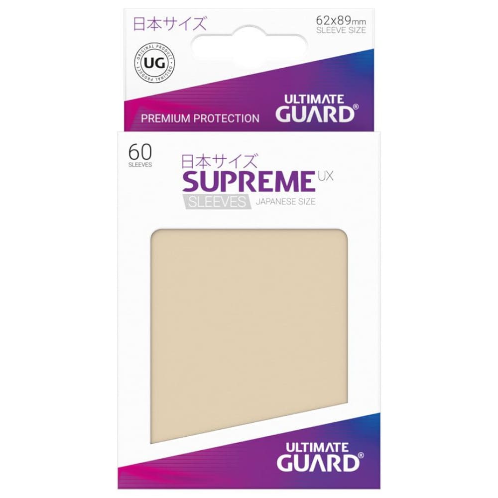 God of Cards: Ultimate Guard Japanese Size Supreme UX Sleeves Sand Produktbild