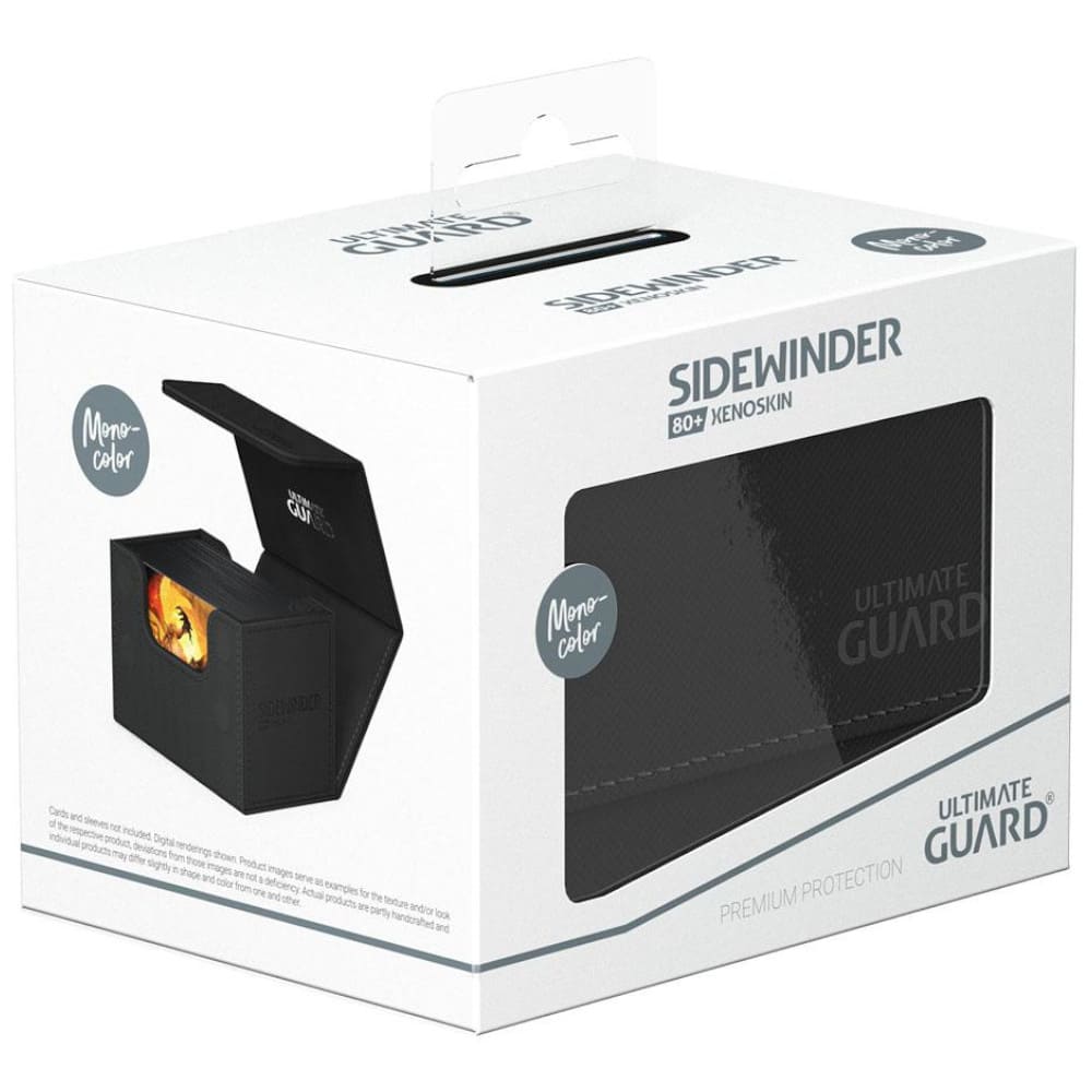God of Cards: Ultimate Guard Sidewinder XenoSkin 80+ Monocolor Schwarz Produktbild