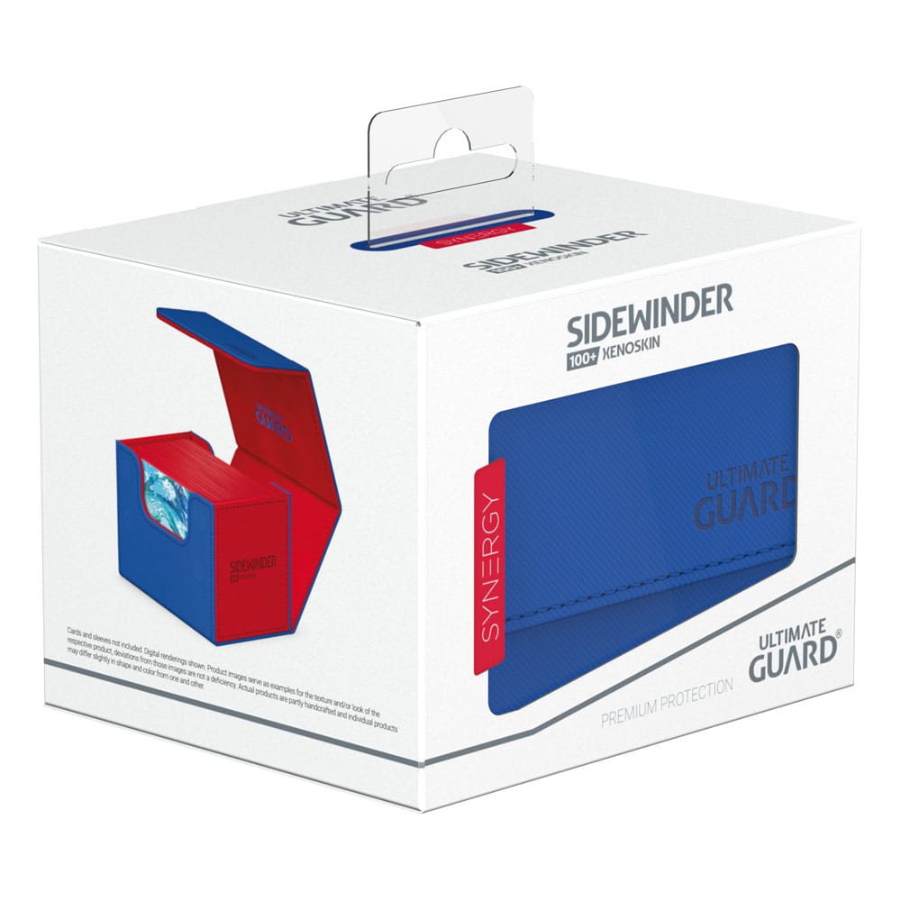 God of Cards: Ultimate Guard Sidewinder Xenoskin Synergy 100+ Blau Rot Produktbild