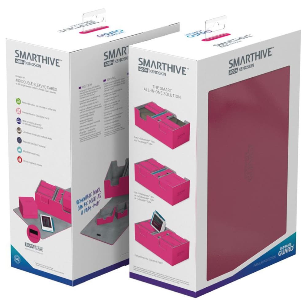 God of Cards: Ultimate Guard Smarthive XenoSkin 400+ Pink Produktbild