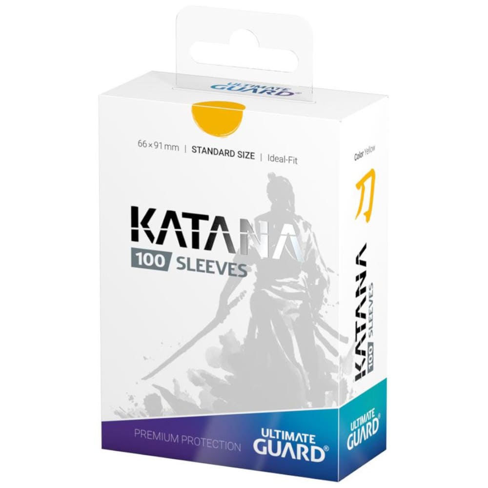 God of Cards: Ultimate Guard Standard Size Katana Sleeves Gelb Produktbild