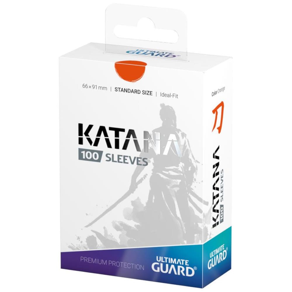 God of Cards: Ultimate Guard Standard Size Katana Sleeves Orange Produktbild