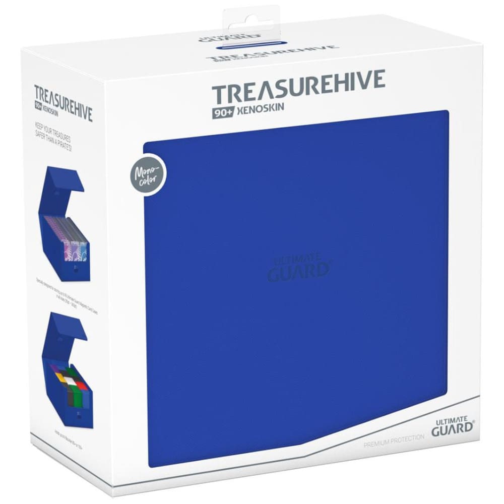 God of Cards: Ultimate Guard Treasurehive XenoSkin 90+ Monocolor Blau Produktbild