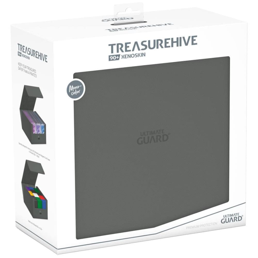 God of Cards: Ultimate Guard Treasurehive XenoSkin 90+ Monocolor Grau Produktbild