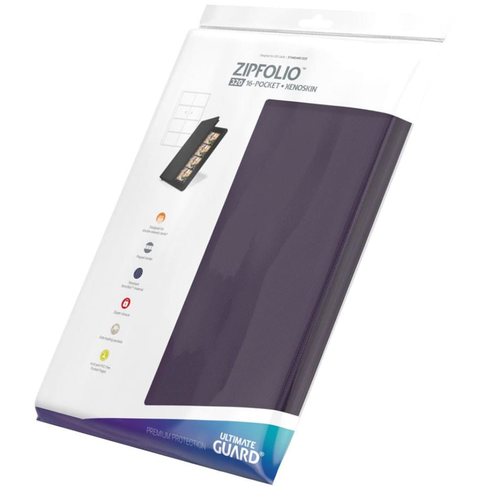 God of Cards: Ultimate Guard Zipfolio 320 XenoSkin 16-Pocket Violett Produktbild