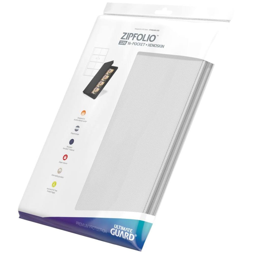 God of Cards: Ultimate Guard Zipfolio 320 XenoSkin 16-Pocket Weiß Produktbild