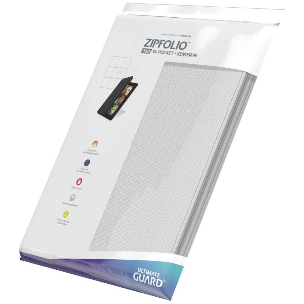 God of Cards: Ultimate Guard Zipfolio 360 XenoSkin 18-Pocket Weiß Produktbild