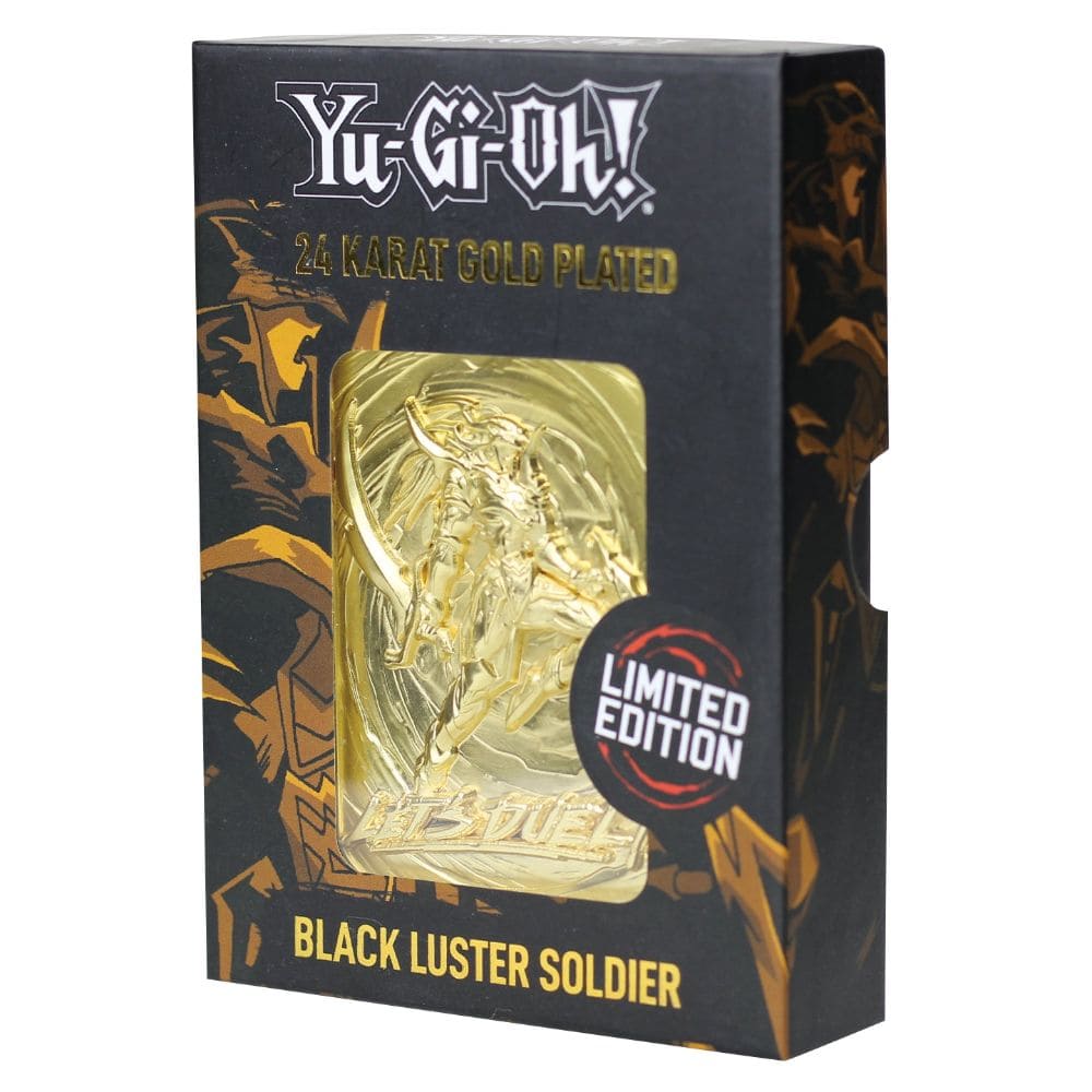 God of Cards: Yu-Gi-Oh! 24k Gold Plated Collectible Black Luster Soldier Produktbild