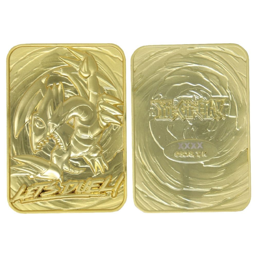 God of Cards: Yu-Gi-Oh! 24k Gold Plated Collectible Blue Eyes Toon Dragon 1 Produktbild