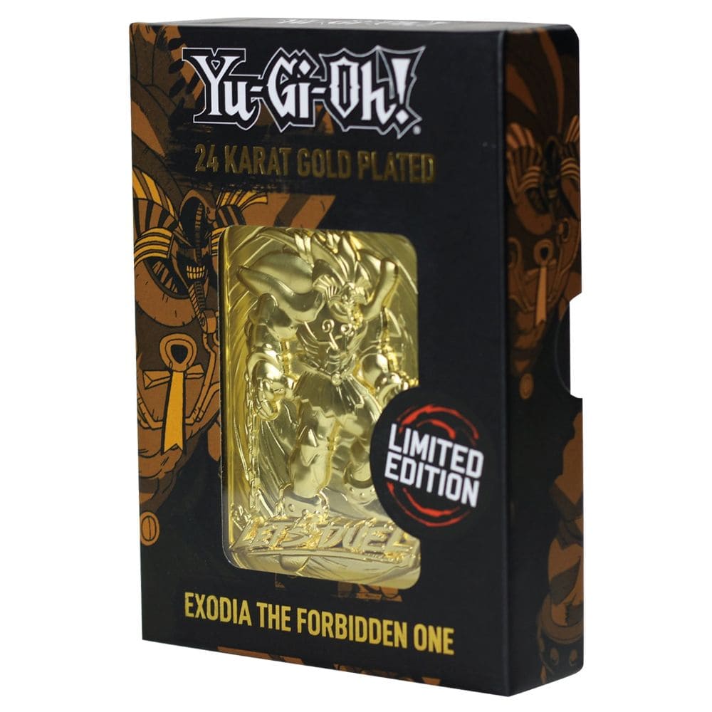 God of Cards: Yu-Gi-Oh! 24k Gold Plated Collectible Exodia Produktbild