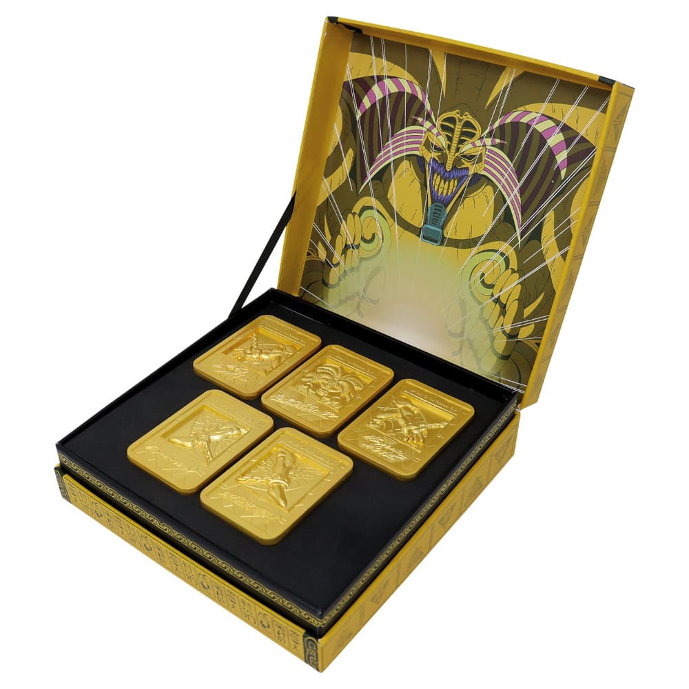 God of Cards: Yu-Gi-Oh! 24k Gold Plated Collectible Exodia the Forbidden One Produktbild