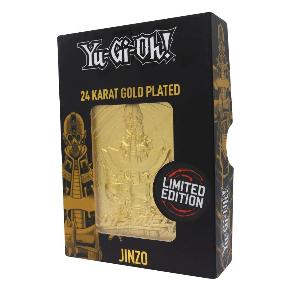 God of Cards: Yu-Gi-Oh! 24k Gold Plated Collectible Jinzo Produktbild