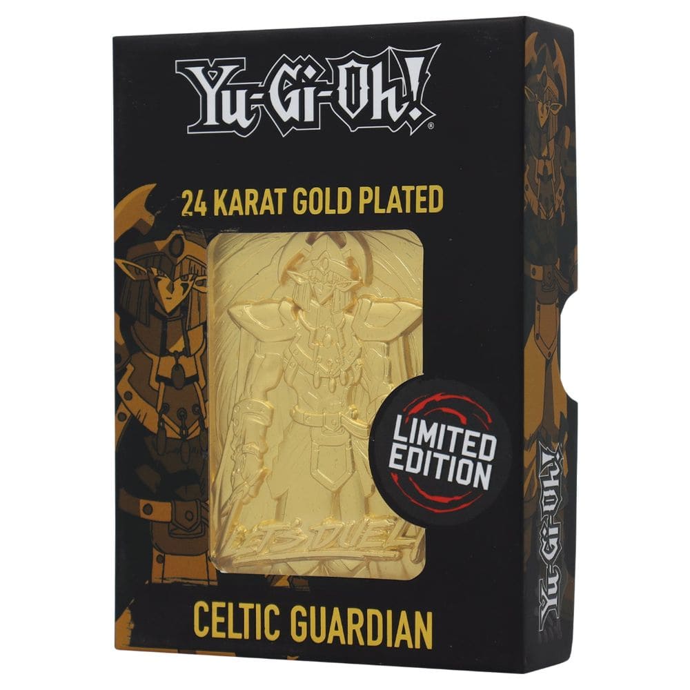 God of Cards: Yu-Gi-Oh! 24k Gold Plated Collectible Plated Celtic Guardian Produktbild
