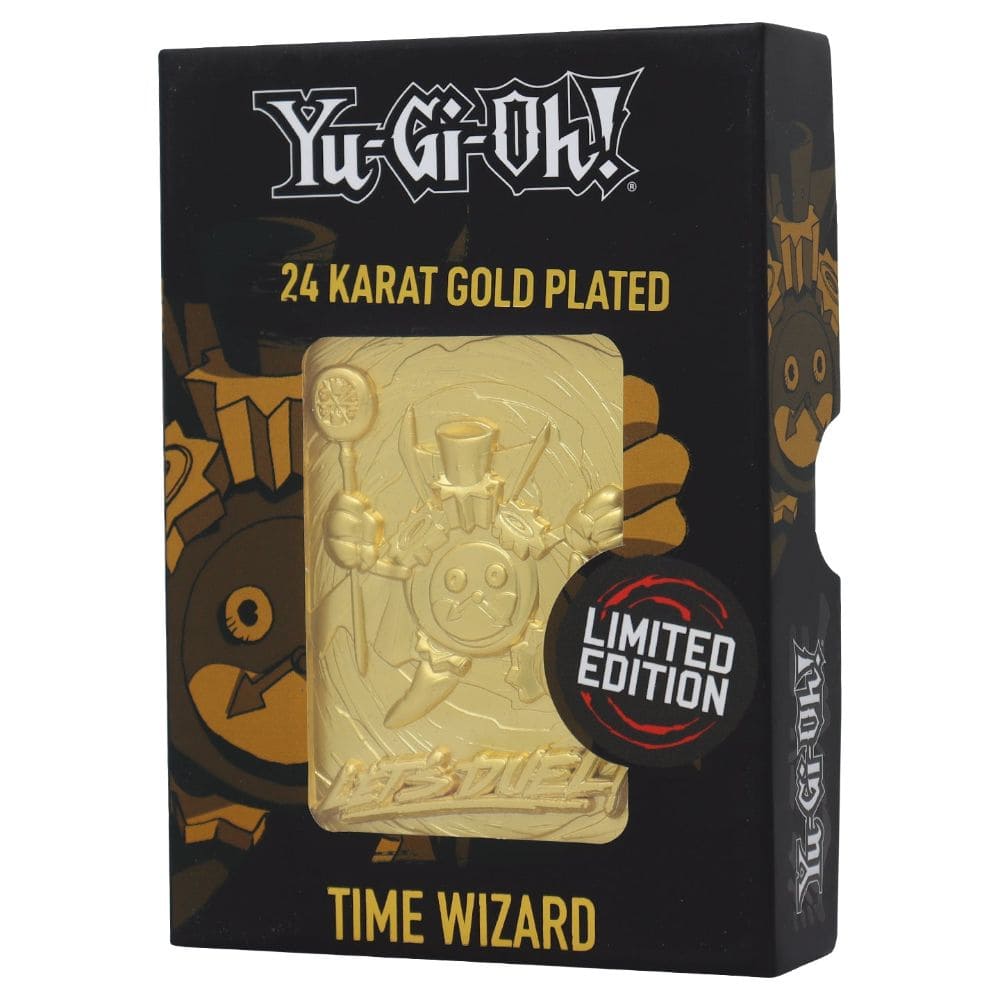 God of Cards: Yu-Gi-Oh! 24k Gold Plated Collectible Plated Time Wizard Produktbild