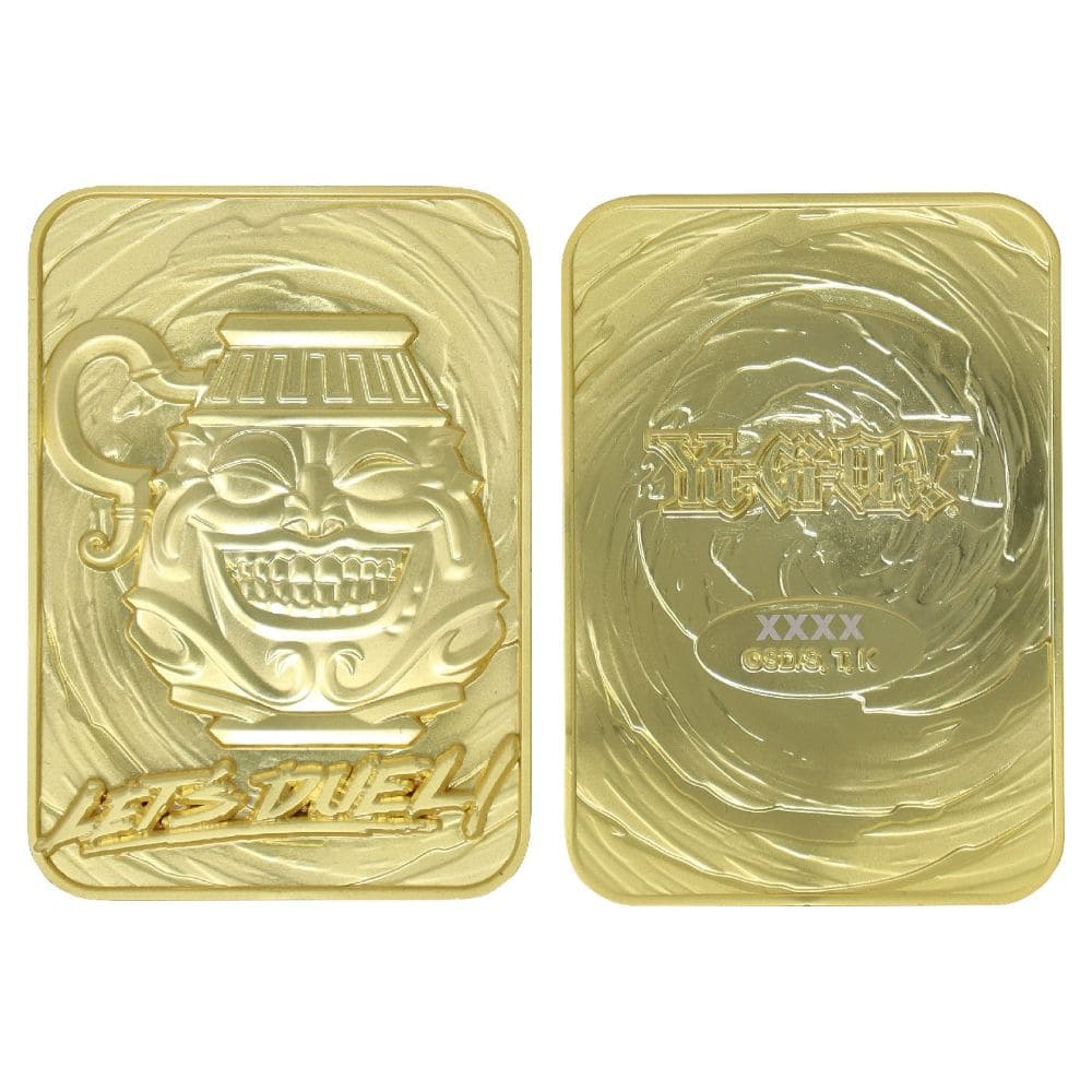 God of Cards: Yu-Gi-Oh! 24k Gold Plated Collectible Pot of Greed 1 Produktbild