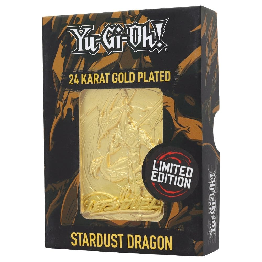 God of Cards: Yu-Gi-Oh! 24k Gold Plated Collectible Stardust Dragon Produktbild