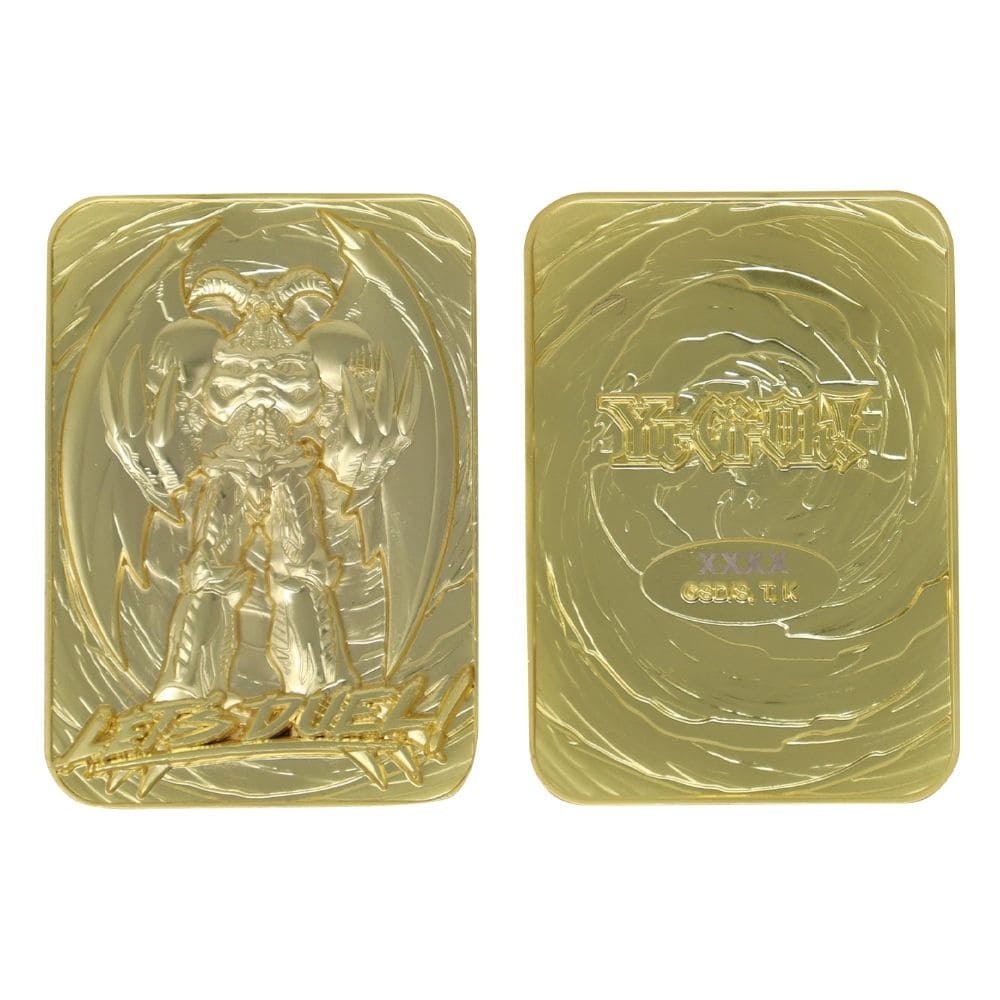 God of Cards: Yu-Gi-Oh! 24k Gold Plated Collectible Summoned Skull 1 Produktbild