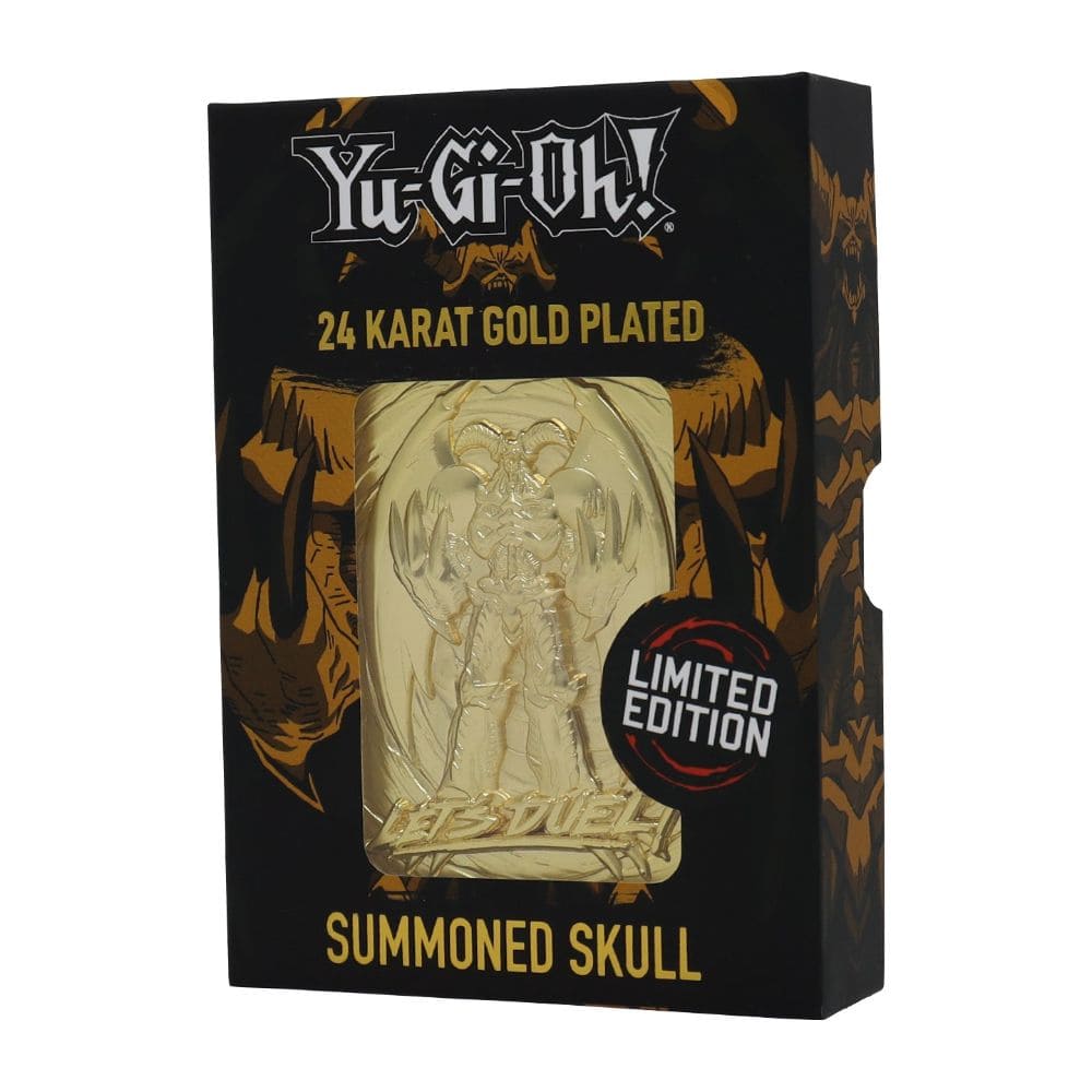 God of Cards: Yu-Gi-Oh! 24k Gold Plated Collectible Summoned Skull Produktbild