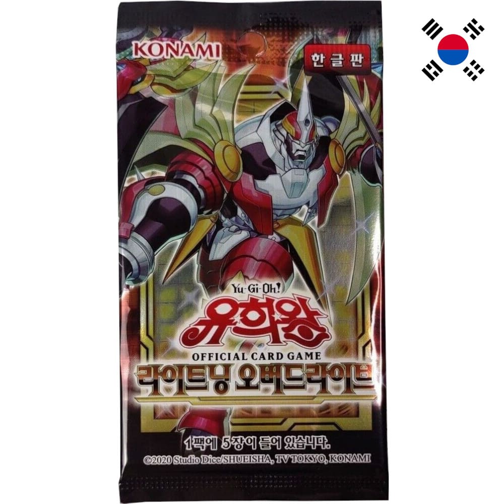 God of Cards: Yugioh Lightning Overdrive Booster Korean Produktbild
