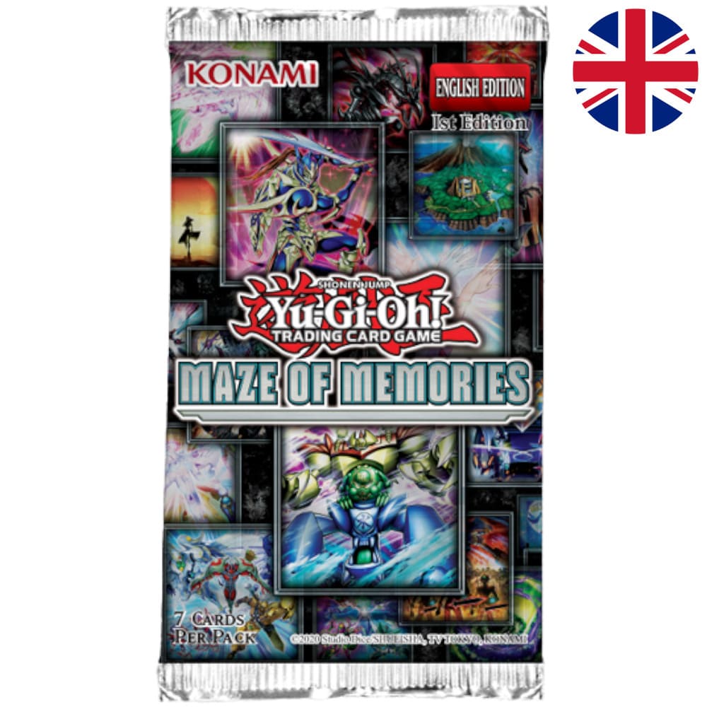 God of Cards: Yugioh Maze of Memories Booster Englisch Produktbild