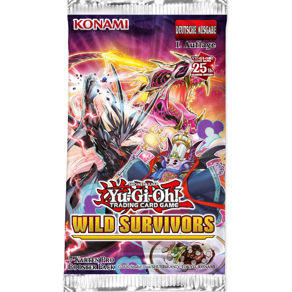 God of Cards: Yugioh Wild Survivors Booster Deutsch Produktbild