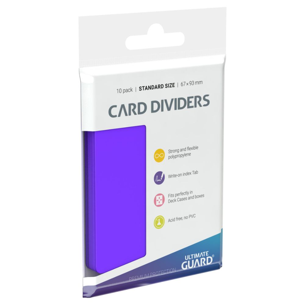 Ultimate Guard <br> Card Dividers Standard Size <br> 10 Stück Multicolor - God Of Cards