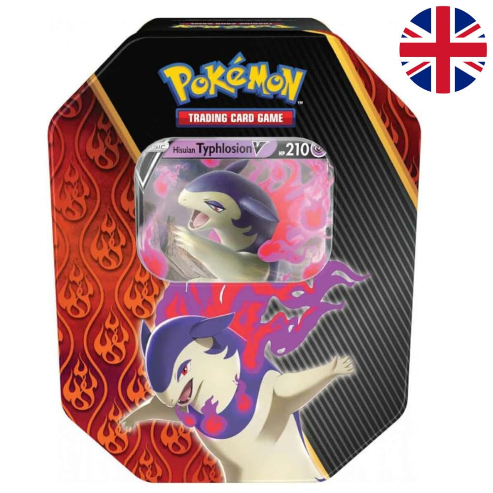 God of Cards: Pokemon Tin Box Hisuian Typhlosion V Produktbild